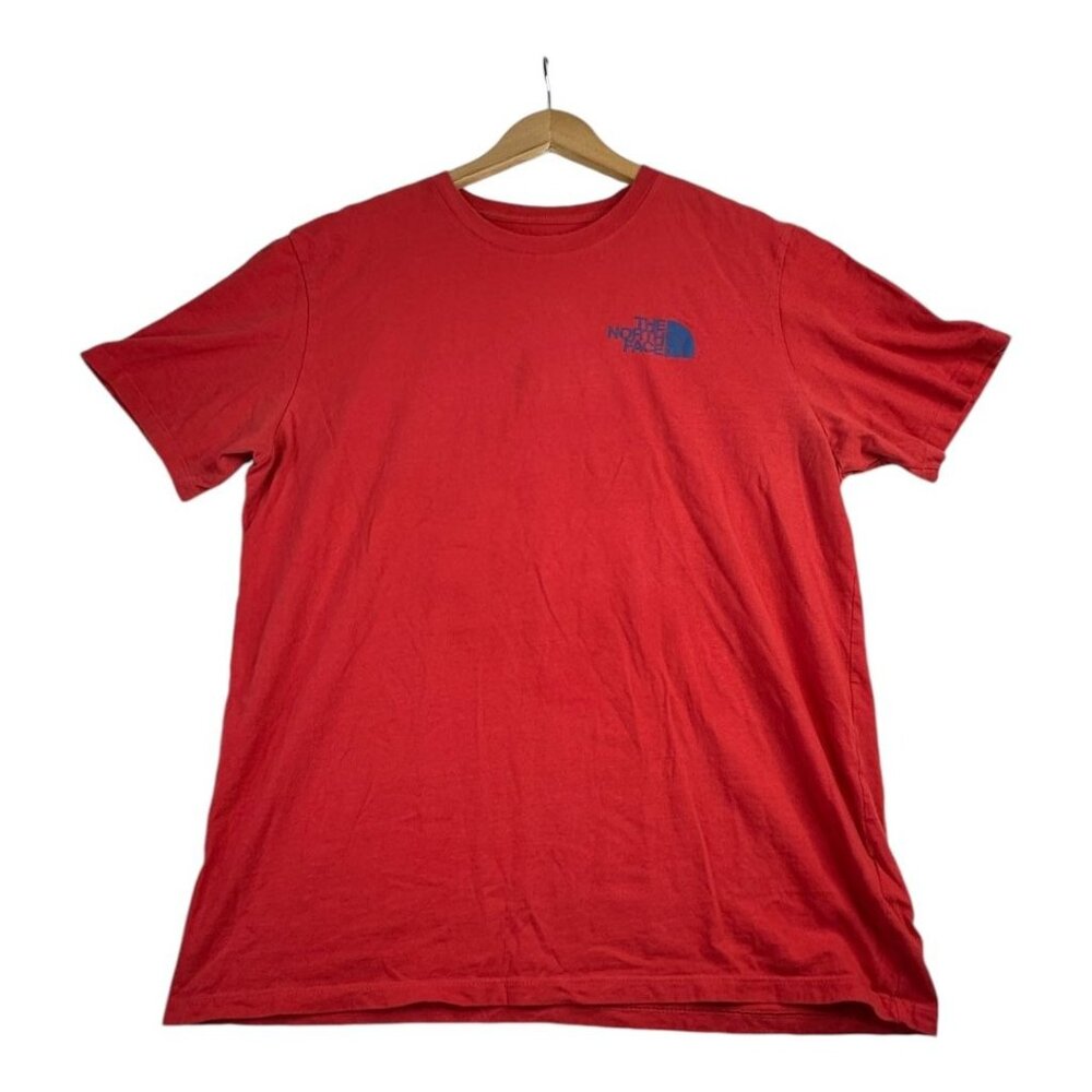 The North Face Mens Short Sleeve Shirt size Large Red